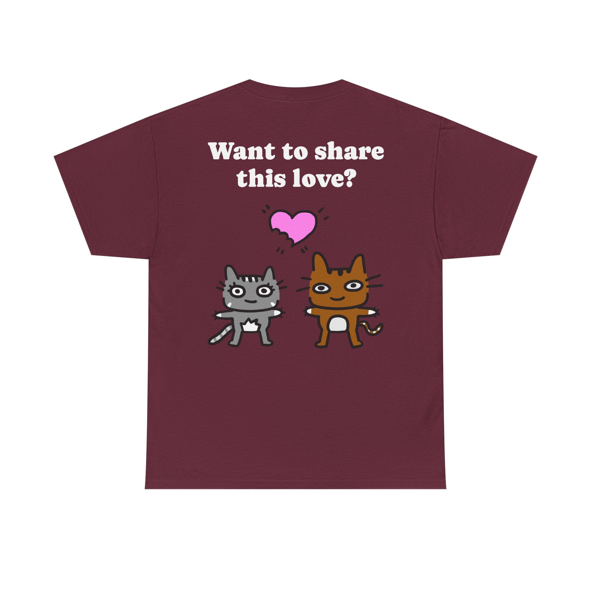 Sharing love: -Oversized: -